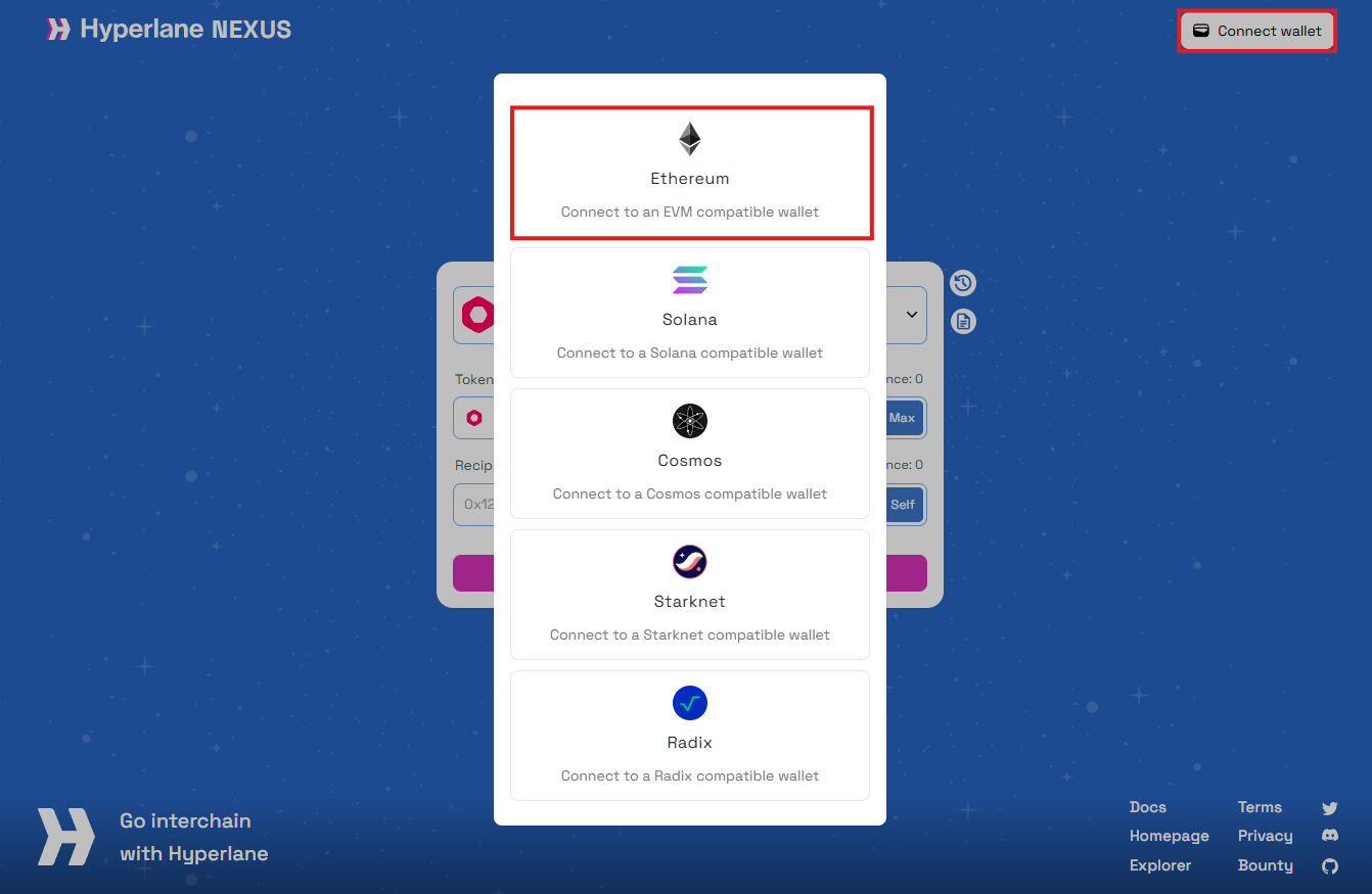 Bridge UI