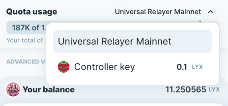 Transaction Controller Setting